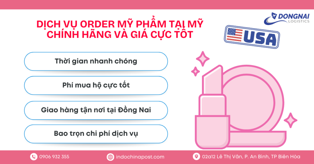 Dịch Vụ Order Mỹ Phẩm Từ Mỹ Chính Hãng, Giá Tốt