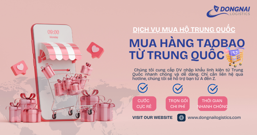 Dịch Vụ Mua Hộ Taobao Tại Trung Quốc Về Đồng Nai Giá Siêu Rẻ