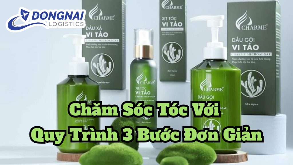 Chăm Sóc Tóc Với Quy Trình 3 Bước Đơn Giản