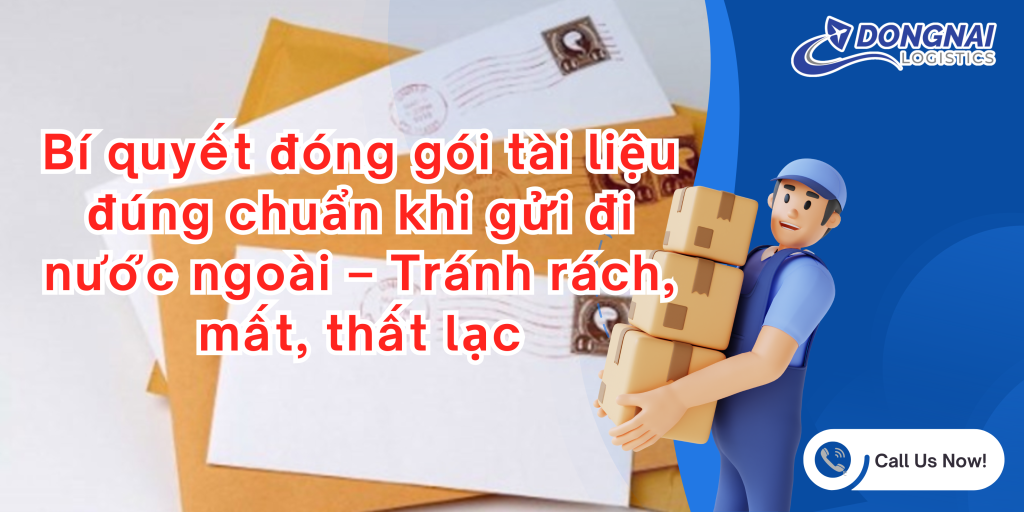 Bí quyết đóng gói tài liệu đúng chuẩn khi gửi đi nước ngoài – Tránh rách, mất, thất lạc