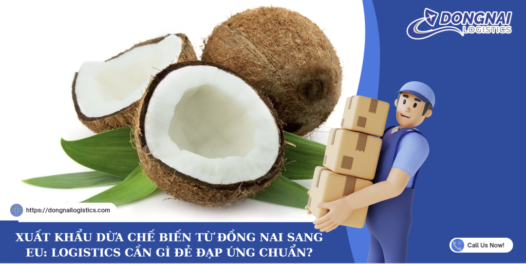 XUẤT KHẨU DỪA CHẾ BIẾN TỪ ĐỒNG NAI SANG EU: LOGISTICS CẦN GÌ ĐẺ ĐẠP ỨNG CHUẨN?