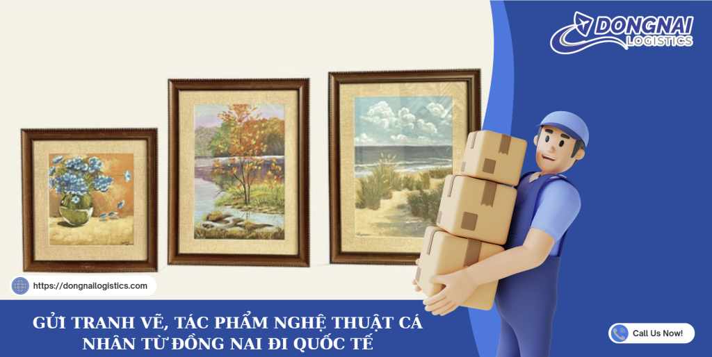 GỬI TRANH VẼ, TÁC PHẨM NGHỆ THUẬT CÁ NHÂN TỪ ĐỒNG NAI ĐI QUỐC TẾ