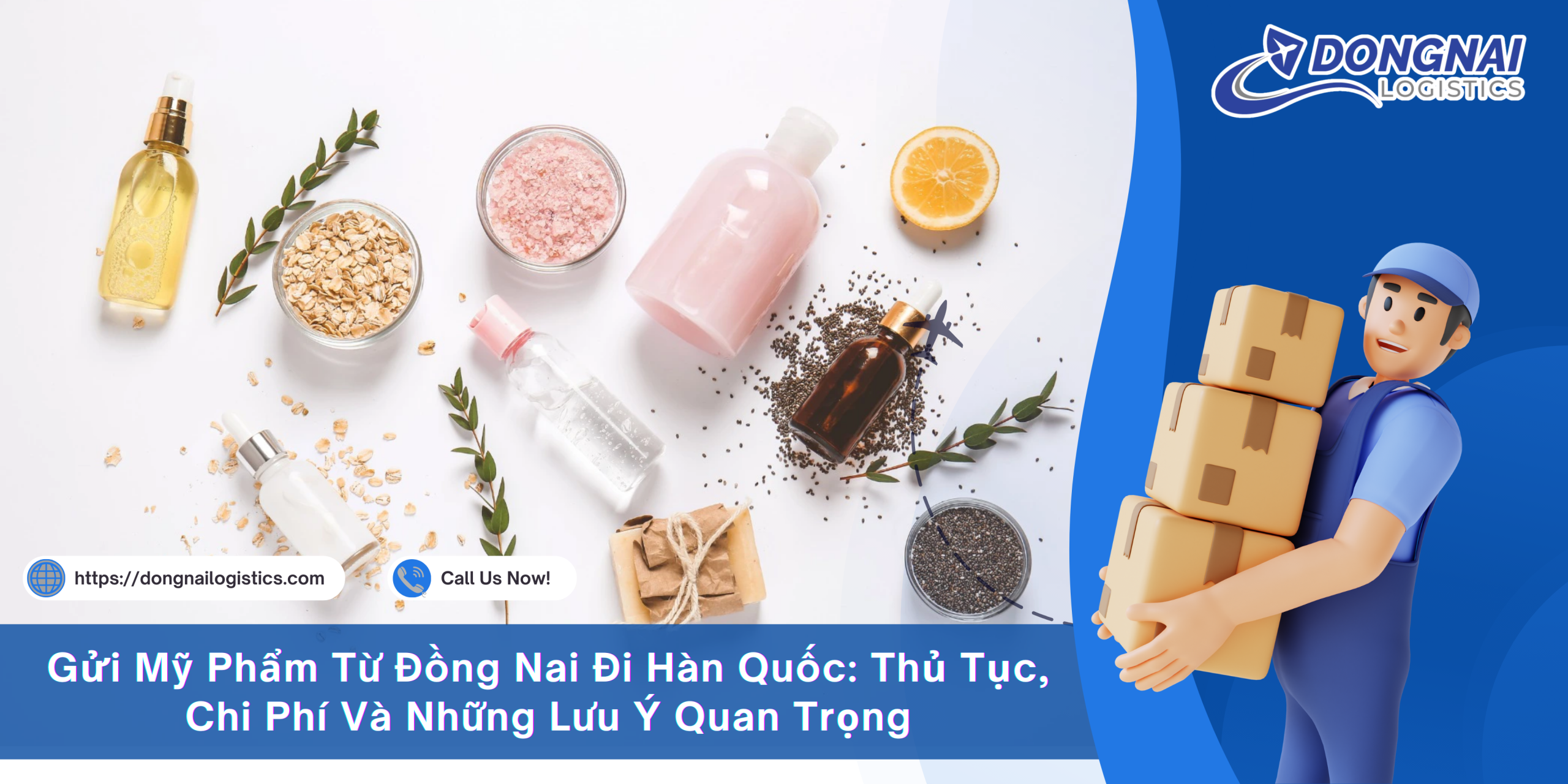 GỬI MỸ PHẨM ĐI HÀN QUỐC