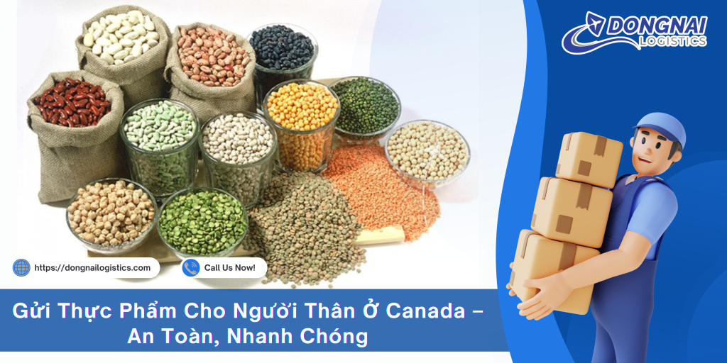 Gửi Thực Phẩm Cho Người Thân Ở Canada – An Toàn, Nhanh Chóng