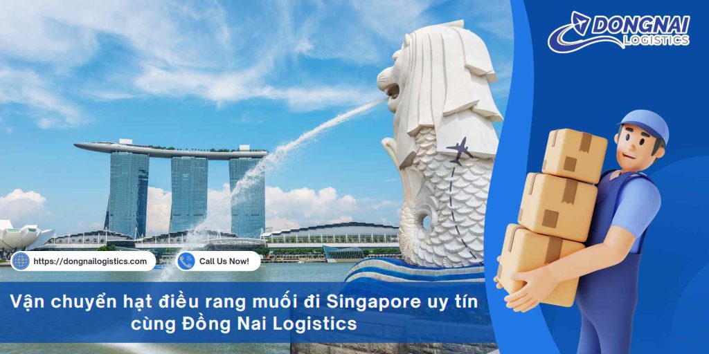 Vận chuyển hạt điều rang muối đi Singapore uy tín cùng Đồng Nai Logistics