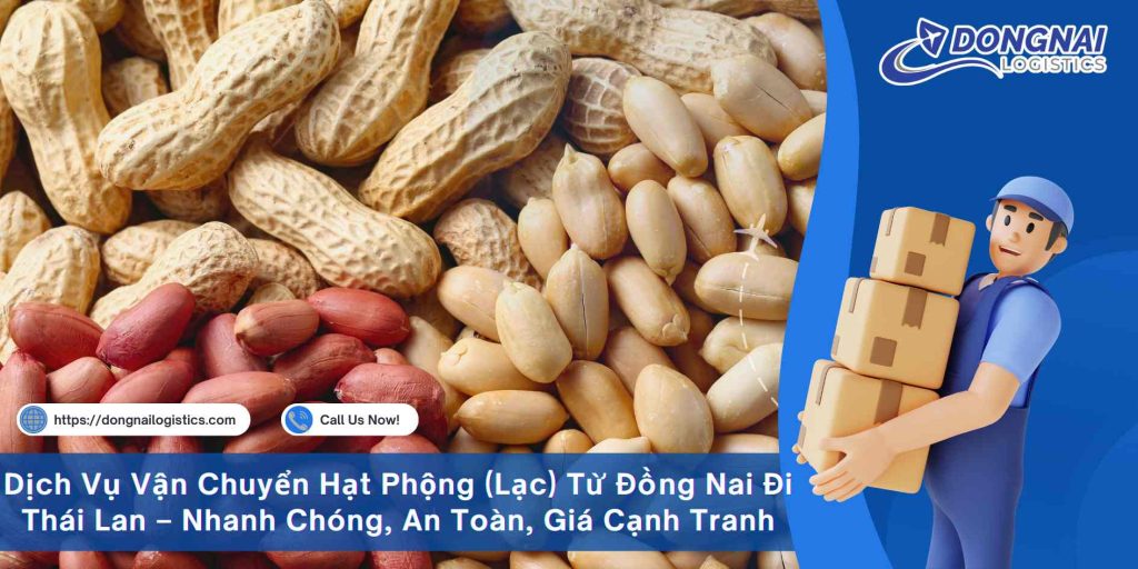 Dịch Vụ Vận Chuyển Hạt Phộng (Lạc) Từ Đồng Nai Đi Thái Lan – Nhanh Chóng, An Toàn, Giá Cạnh Tranh