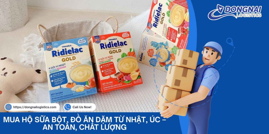 Mua Hộ Sữa Bột, Đồ Ăn Dặm Từ Nhật, Úc – An Toàn, Chất Lượng