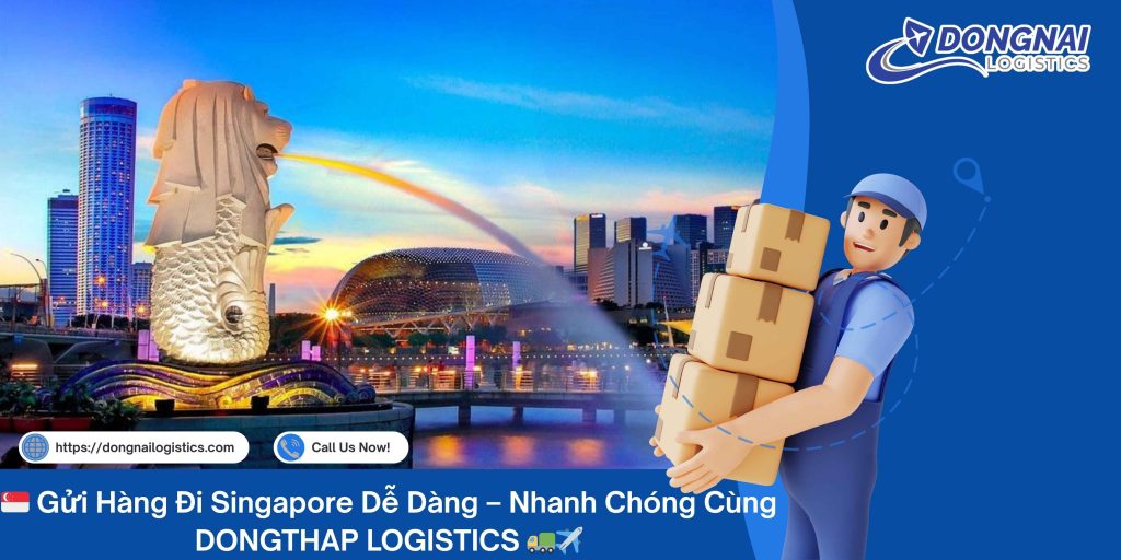 🇸🇬 Gửi Hàng Đi Singapore Dễ Dàng – Nhanh Chóng Cùng DONGTHAP LOGISTICS 🚛✈️