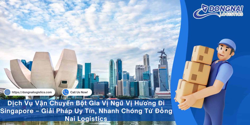 Dịch Vụ Vận Chuyển Bột Gia Vị Ngũ Vị Hương Đi Singapore – Giải Pháp Uy Tín, Nhanh Chóng Từ Đồng Nai Logistics