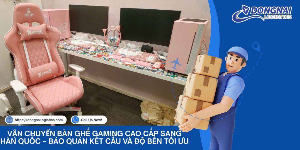 Vận Chuyển Bàn Ghế Gaming Cao Cấp Sang Hàn Quốc – Bảo Quản Kết Cấu Và Độ Bền Tối Ưu