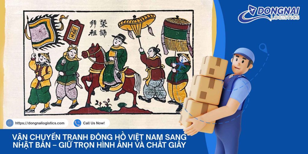 Vận Chuyển Tranh Đông Hồ Việt Nam Sang Nhật Bản – Giữ Trọn Hình Ảnh Và Chất Giấy