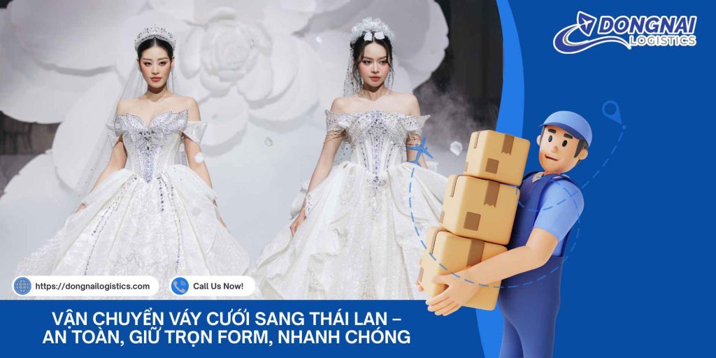 Vận Chuyển Váy Cưới Sang Thái Lan – An Toàn, Giữ Trọn Form, Nhanh Chóng