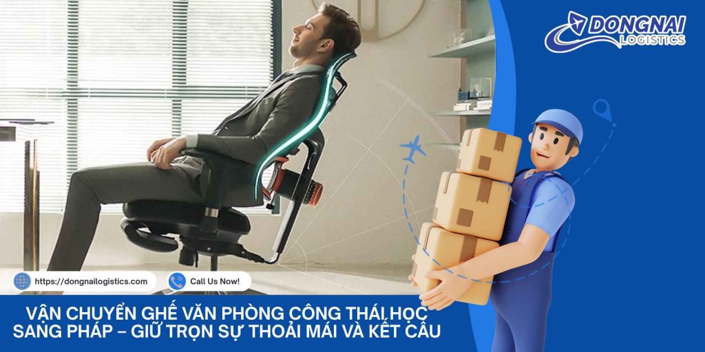 Vận Chuyển Ghế Văn Phòng Công Thái Học Sang Pháp – Giữ Trọn Sự Thoải Mái Và Kết Cấu