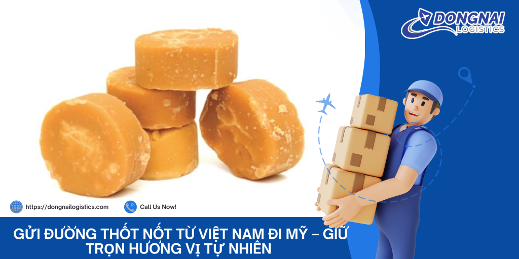 Gửi Đường Thốt Nốt Từ Việt Nam Đi Mỹ – Giữ Trọn Hương Vị Tự Nhiên Cùng DongNai Logistics