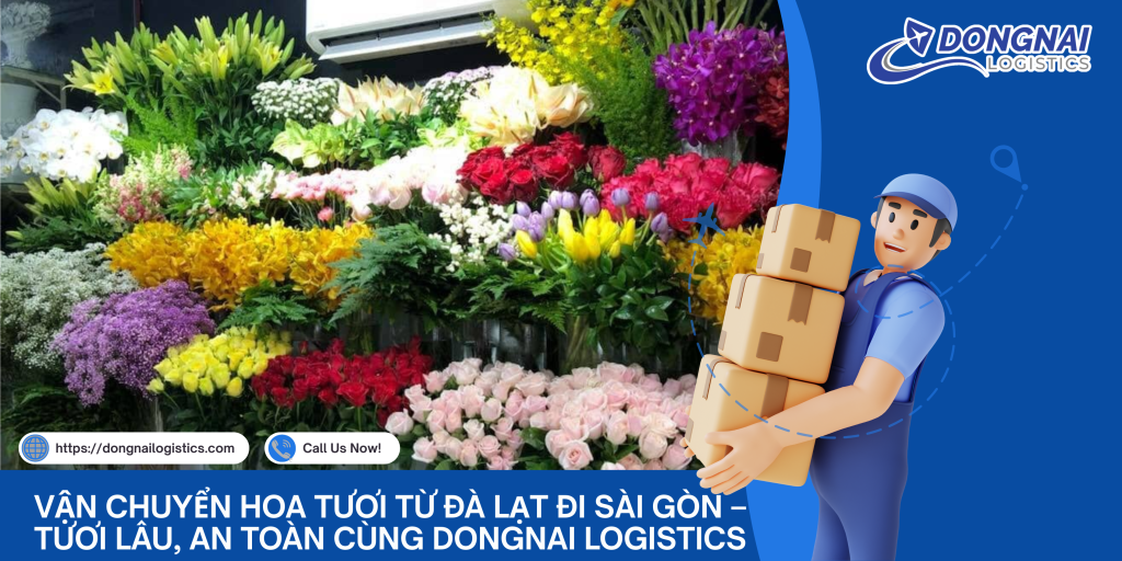 Vận Chuyển Hoa Tươi Từ Đà Lạt Đi Sài Gòn – Tươi Lâu, An Toàn Cùng DongNai Logistics