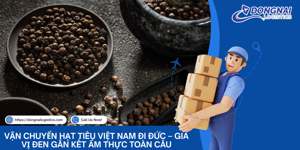 Vận Chuyển Hạt Tiêu Việt Nam Đi Đức – Gia Vị Đen Gắn Kết Ẩm Thực Toàn Cầu