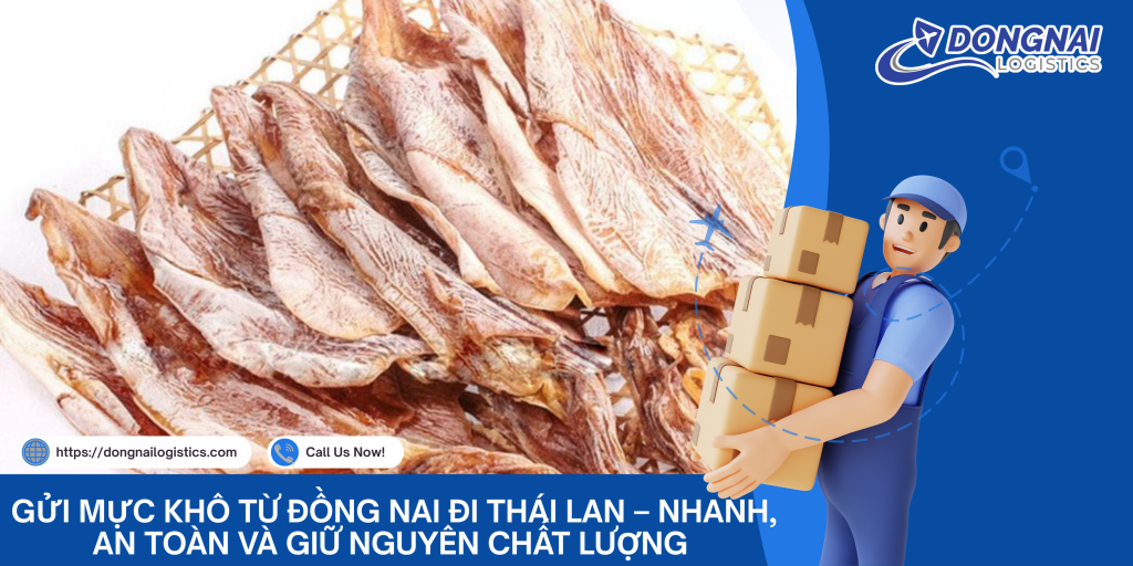 Gửi Mực Khô Từ Đồng Nai Đi Thái Lan – Nhanh, An Toàn Và Giữ Nguyên Chất Lượng Cùng DongNai Logistics