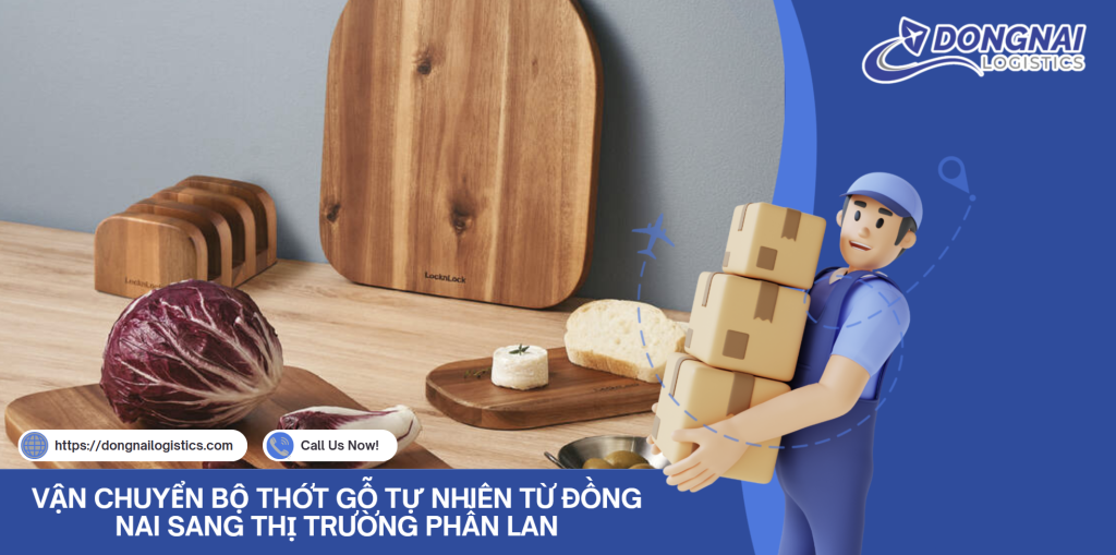 VẬN CHUYỂN BỘ THỚT GỖ TỰ NHIÊN TỪ ĐỒNG NAI SANG THỊ TRƯỜNG PHẦN LAN