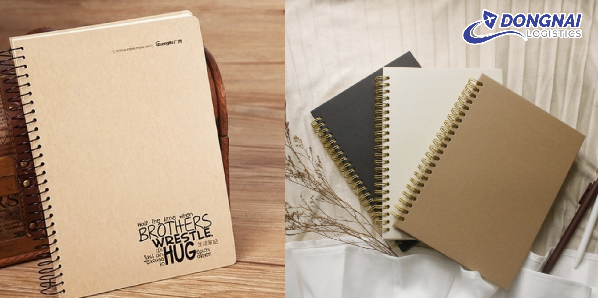 XUẤT KHẨU SỔ TAY HANDMADE TỪ ĐỒNG NAI ĐI SANG PHÁP