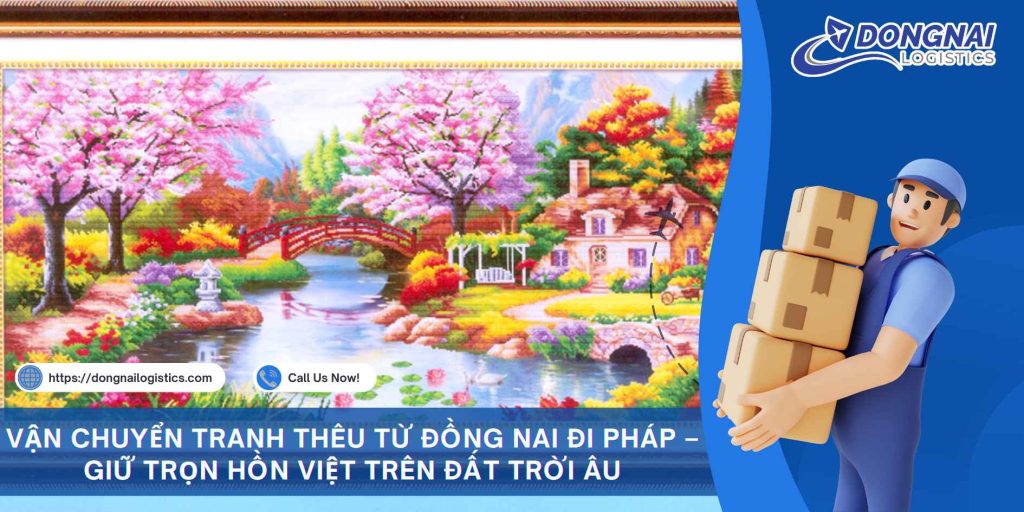 VẬN CHUYỂN TRANH THÊU TỪ ĐỒNG NAI ĐI PHÁP – GIỮ TRỌN HỒN VIỆT TRÊN ĐẤT TRỜI ÂU