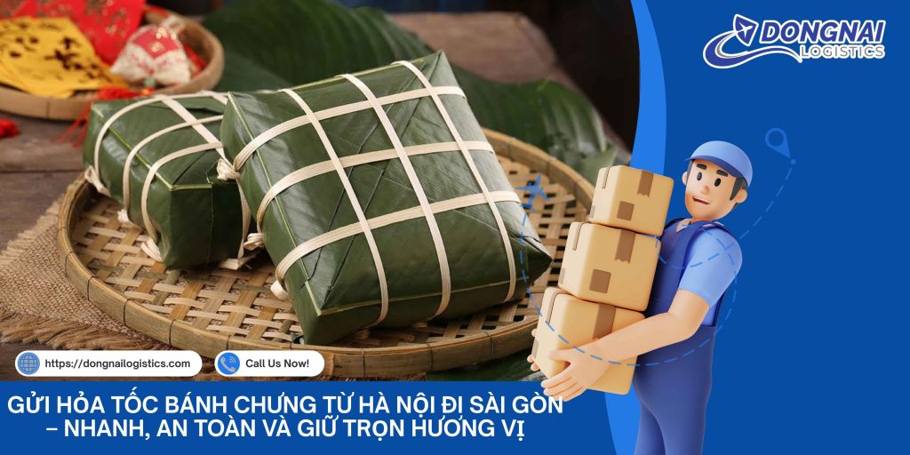 Gửi Hỏa Tốc Bánh Chưng Từ Hà Nội Đi Sài Gòn – Nhanh, An Toàn Và Giữ Trọn Hương Vị Cùng DongNai Logistics
