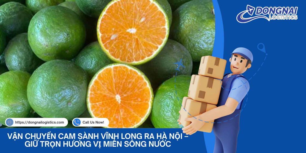 Vận Chuyển Cam Sành Vĩnh Long Ra Hà Nội – Giữ Trọn Hương Vị Miền Sông Nước