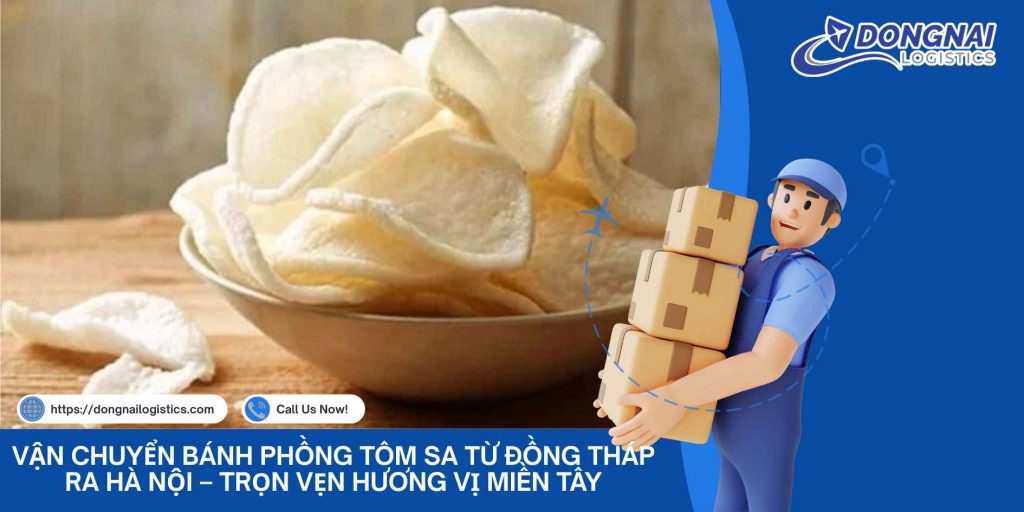 Vận Chuyển Bánh Phồng Tôm Sa Từ Đồng Tháp Ra Hà Nội – Trọn Vẹn Hương Vị Miền Tây