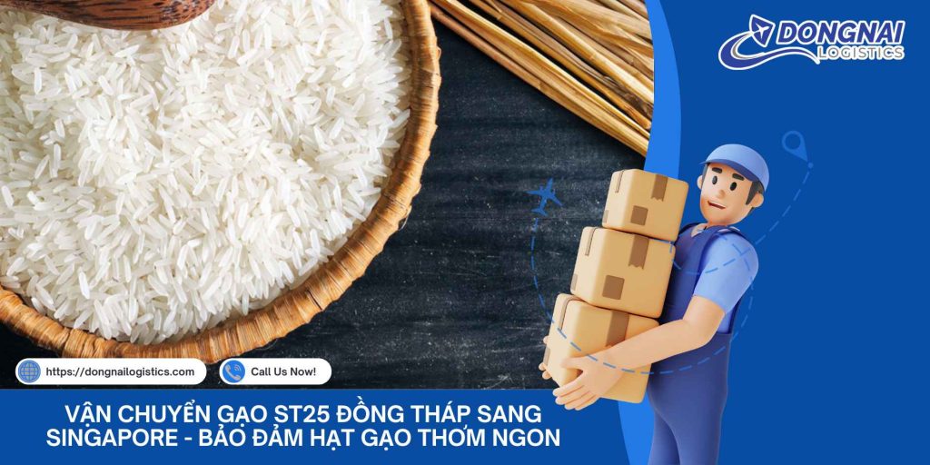 Vận Chuyển Gạo ST25 Đồng Tháp Sang Singapore - Bảo Đảm Hạt Gạo Thơm Ngon