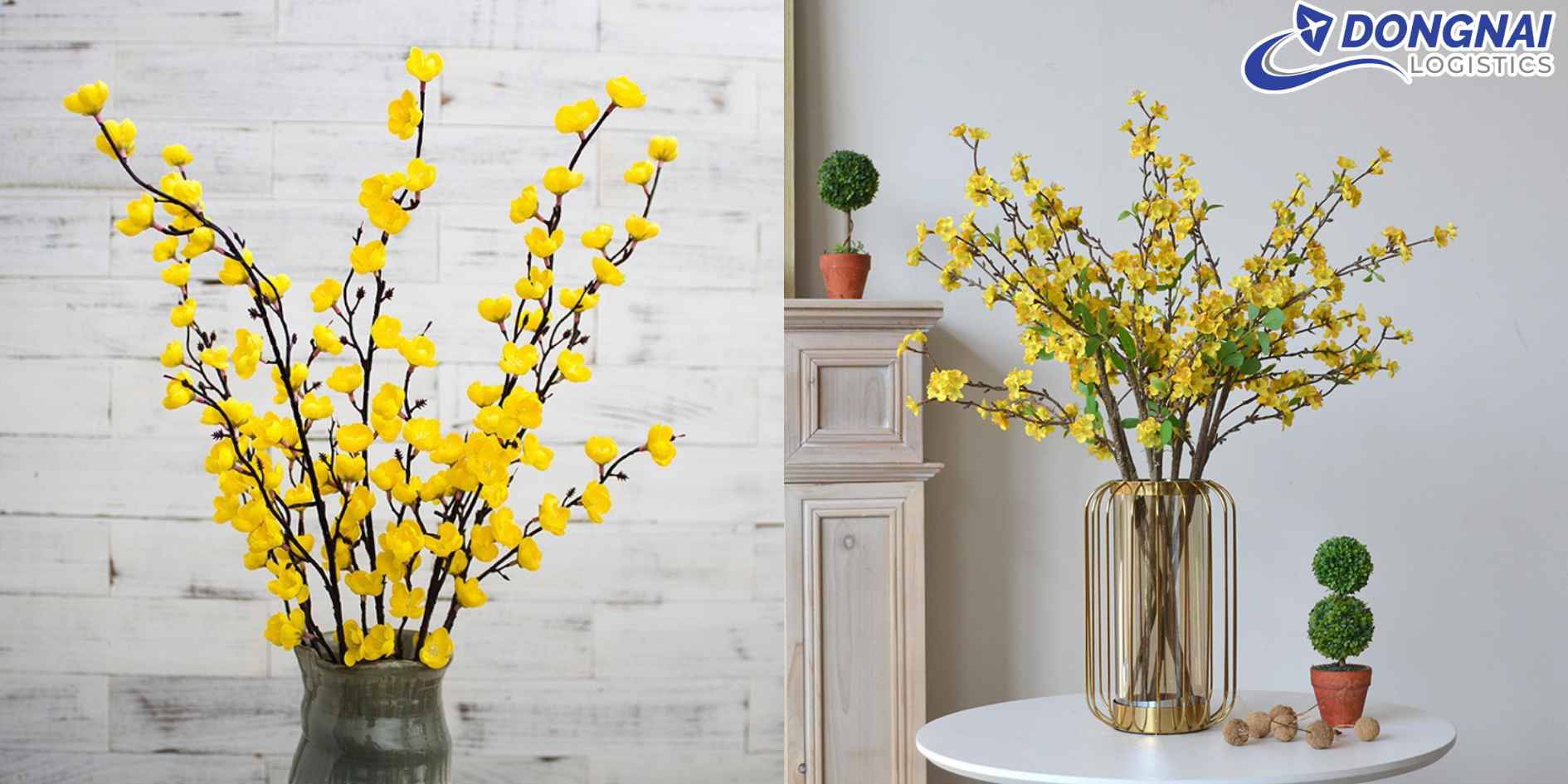 Vận Chuyển Hoa Mai Giả Trang Trí Tết Miền Nam Sang Nhật Bản – Mang Sắc Xuân Việt Ra Thế Giới