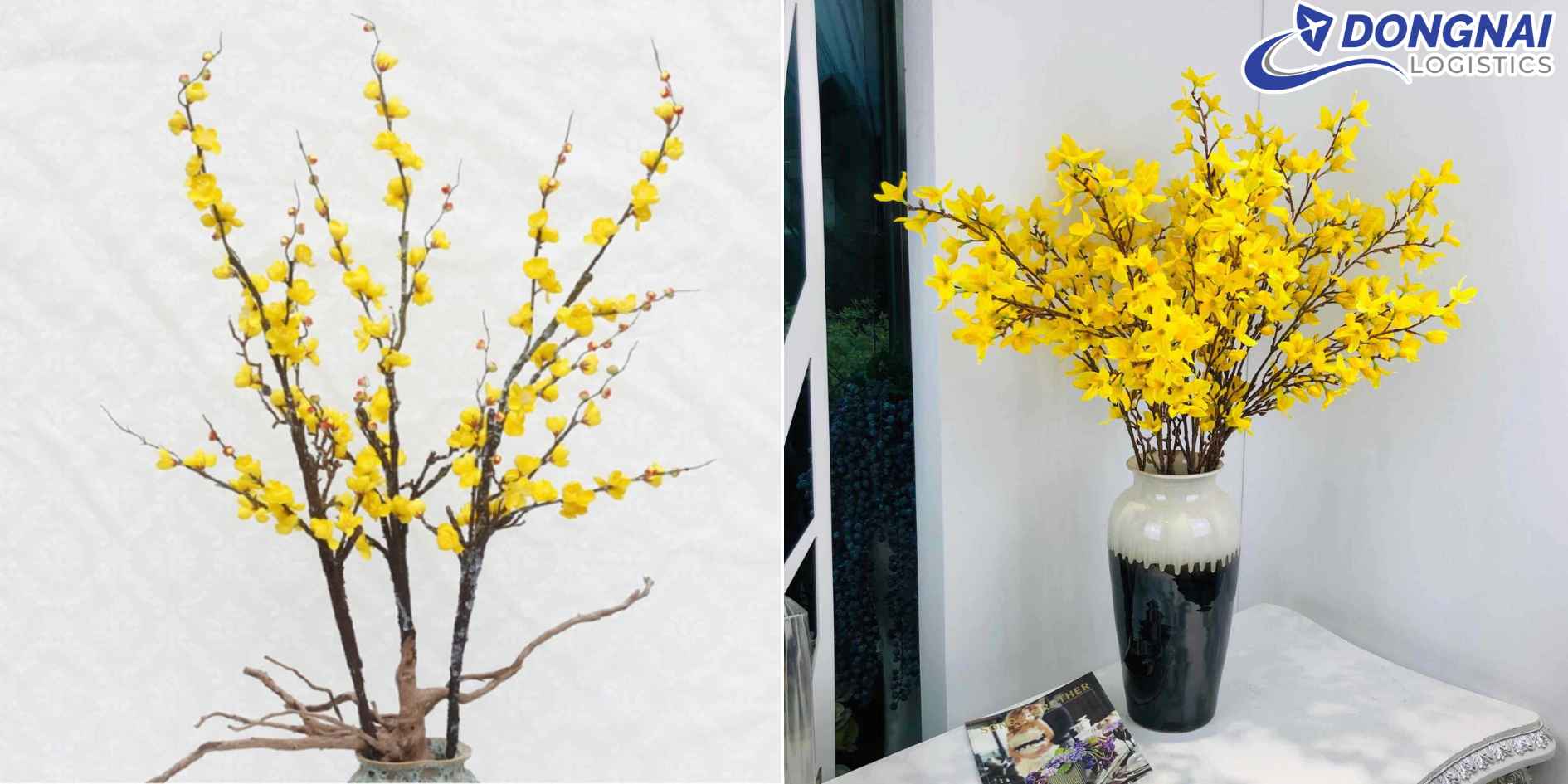 Vận Chuyển Hoa Mai Giả Trang Trí Tết Miền Nam Sang Nhật Bản – Mang Sắc Xuân Việt Ra Thế Giới