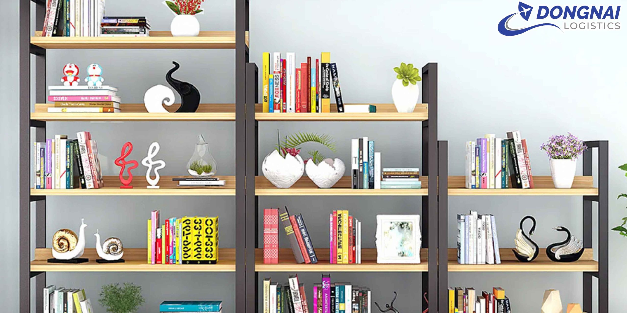 GỬI KỆ TRANG TRÍ GỖ TỪ VIỆT NAM SANG MỸ – ĐÓNG GÓI AN TOÀN, GIAO NHANH CÙNG ĐỒNG NAI LOGISTICS