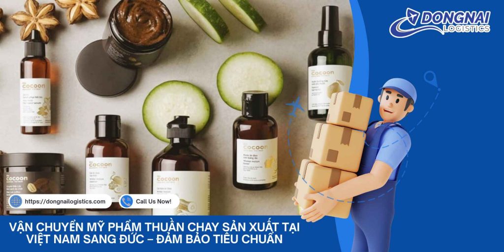Vận Chuyển Mỹ Phẩm Thuần Chay Sản Xuất Tại Việt Nam Sang Đức – Đảm Bảo Tiêu Chuẩn Đóng Gói Và Kiểm Định