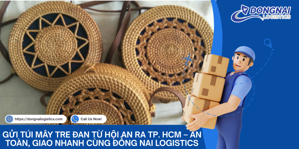 Gửi Túi Mây Tre Đan Từ Hội An Ra TP. HCM – An Toàn, Giao Nhanh Cùng Đồng Nai Logistics