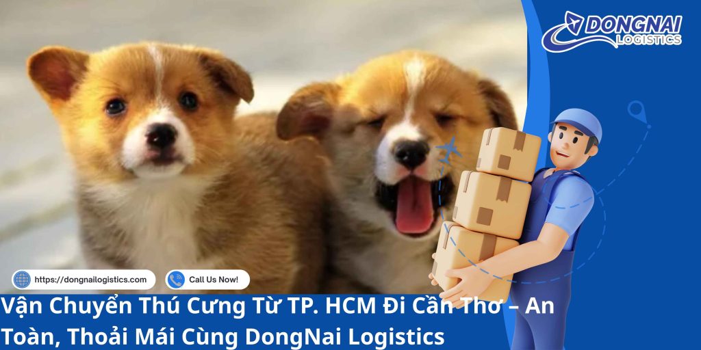 Vận Chuyển Thú Cưng Từ TP. HCM Đi Cần Thơ – An Toàn, Thoải Mái Cùng DongNai Logistics