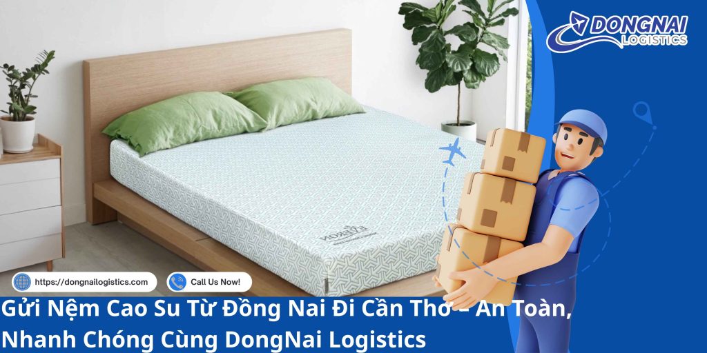 Gửi Nệm Cao Su Từ Đồng Nai Đi Cần Thơ – An Toàn, Nhanh Chóng Cùng DongNai Logistics