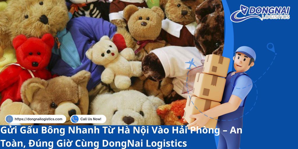 Gửi Gấu Bông Nhanh Từ Hà Nội Vào Hải Phòng – An Toàn, Đúng Giờ Cùng DongNai Logistics