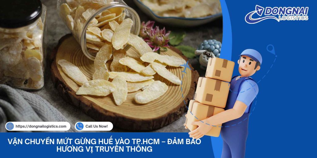 Vận Chuyển Mứt Gừng Huế Vào TP.HCM – Đảm Bảo Hương Vị Truyền Thống