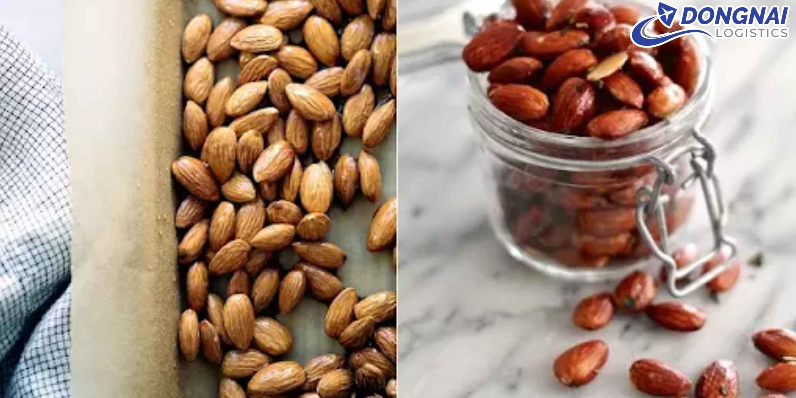 Vận Chuyển Hạt Hạnh Nhân Rang Mật Ong Tết Sang Mỹ – Giữ Giòn, Chuẩn Quy Định Cùng Đồng Nai Logistics