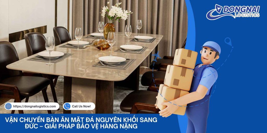 Vận Chuyển Bàn Ăn Mặt Đá Nguyên Khối Sang Đức – Giải Pháp Bảo Vệ Hàng Nặng