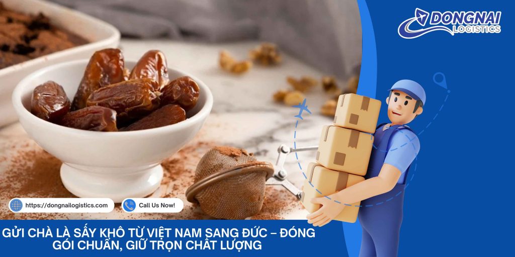 Gửi Chà Là Sấy Khô Từ Việt Nam Sang Đức – Đóng Gói Chuẩn, Giữ Trọn Chất Lượng Cùng Đồng Nai Logistics