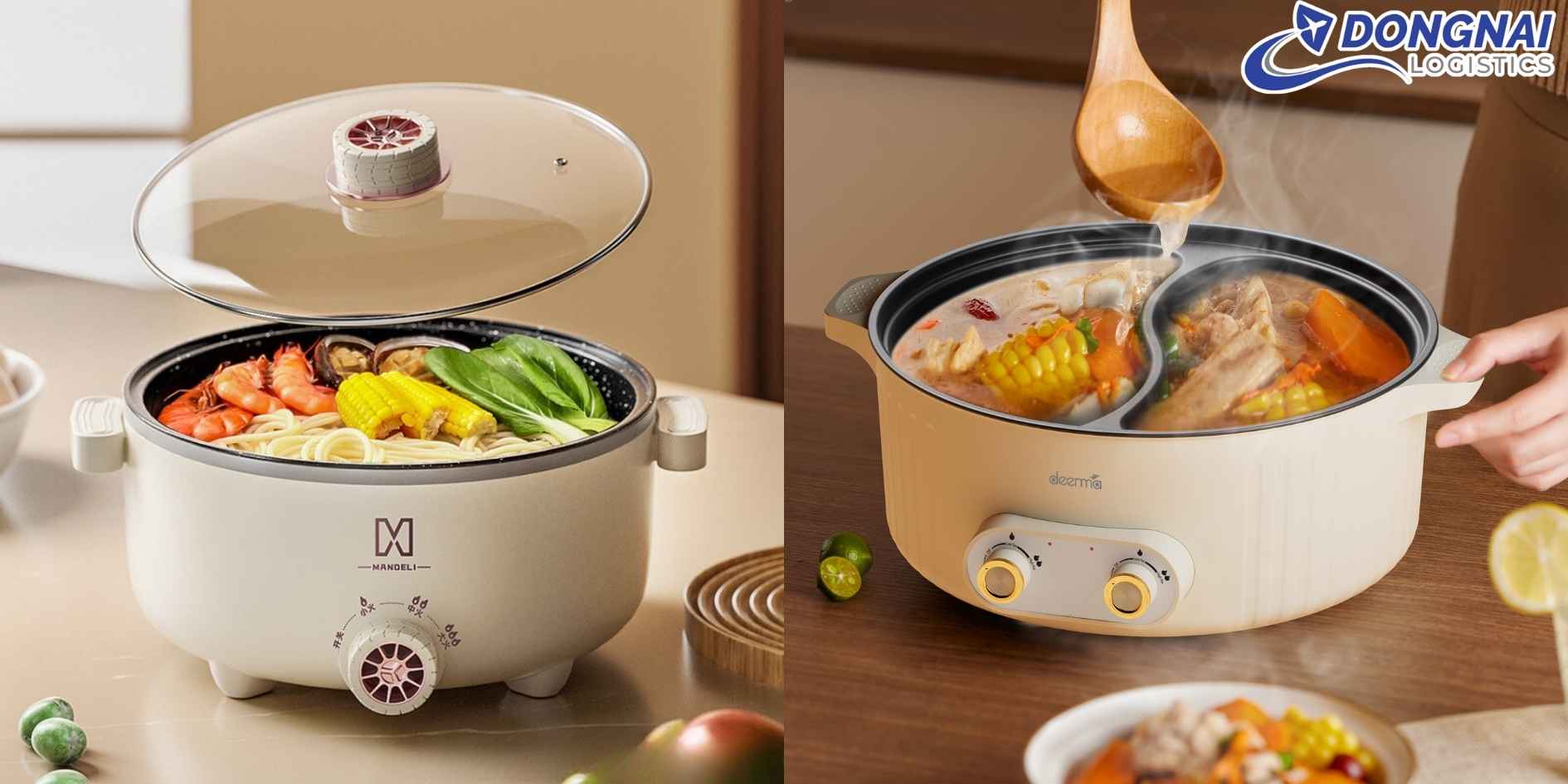 Vận Chuyển Nồi Lẩu Điện Đa Năng Sang Singapore – Giữ Trọn Hiệu Suất Nấu
