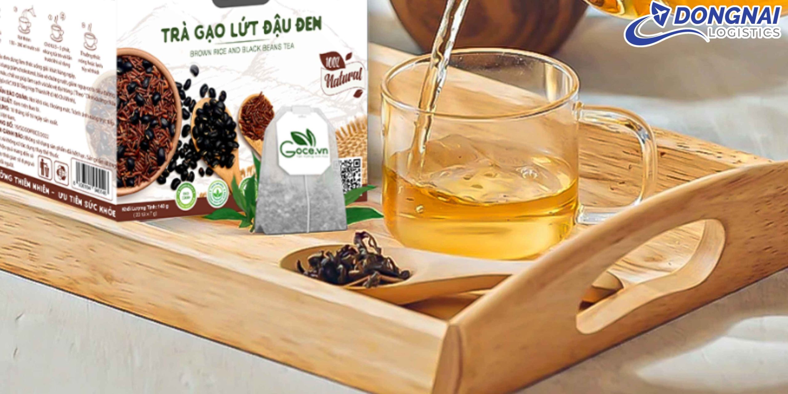 Gửi Trà Gạo Lứt Rang Đóng Túi Lọc Sang Đài Loan – Giữ Trọn Hương Vị Cùng Đồng Nai Logistics