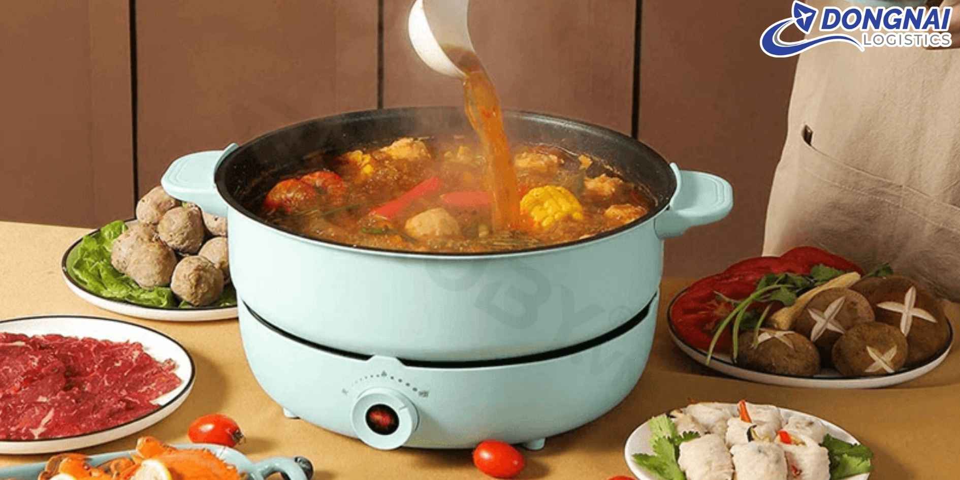 Vận Chuyển Nồi Lẩu Điện Đa Năng Sang Singapore – Giữ Trọn Hiệu Suất Nấu