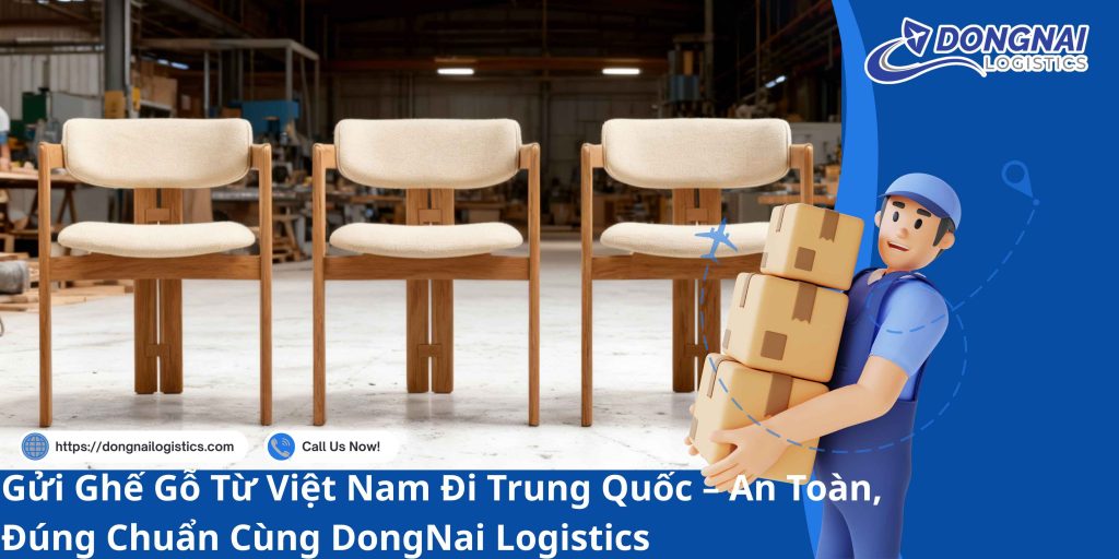 Gửi Ghế Gỗ Từ Việt Nam Đi Trung Quốc – An Toàn, Đúng Chuẩn Cùng DongNai Logistics