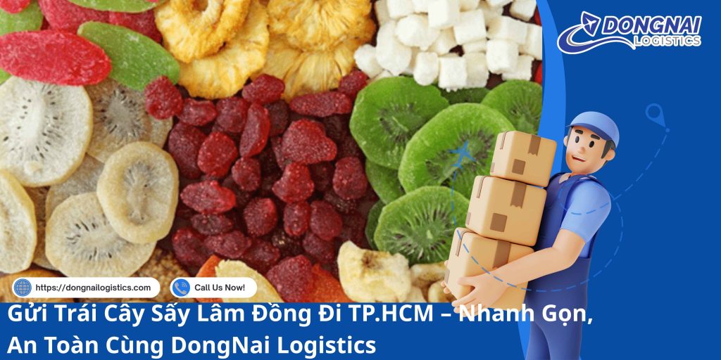 Gửi Trái Cây Sấy Lâm Đồng Đi TP.HCM – Nhanh Gọn, An Toàn Cùng DongNai Logistics