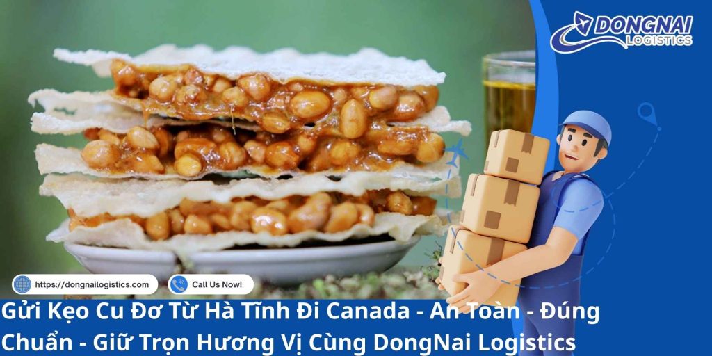 Gửi Kẹo Cu Đơ Từ Hà Tĩnh Đi Canada - An Toàn - Đúng Chuẩn - Giữ Trọn Hương Vị Cùng DongNai Logistics
