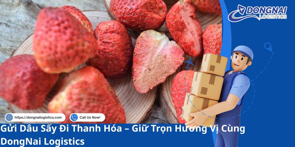 Gửi Dâu Sấy Đi Thanh Hóa – Giữ Trọn Hương Vị Cùng DongNai Logistics