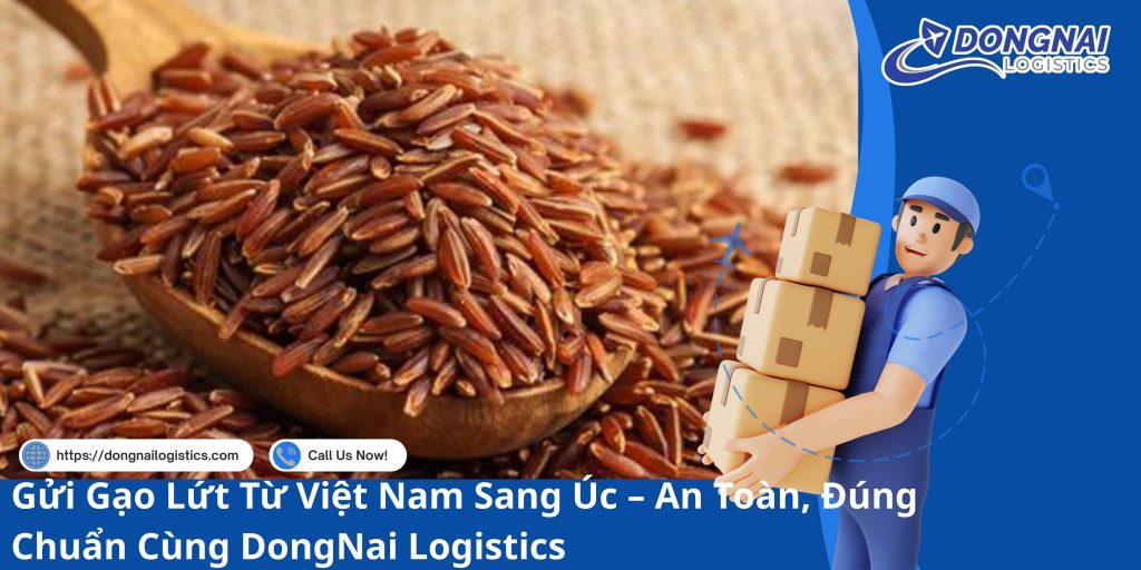 Gửi Gạo Lứt Từ Việt Nam Sang Úc – An Toàn, Đúng Chuẩn Cùng DongNai Logistics