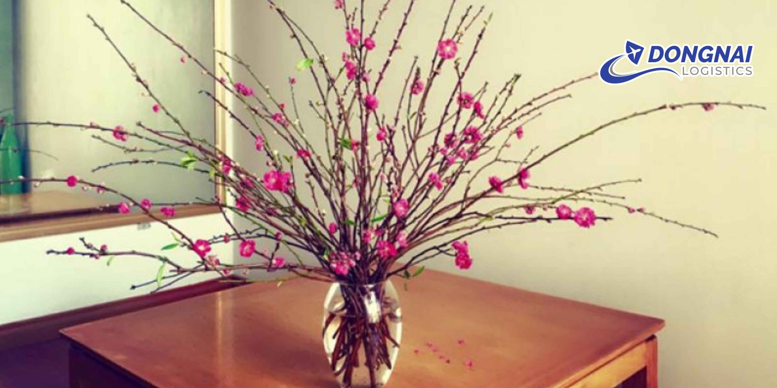 Gửi Cành Đào Từ Bắc Ninh Vào Đà Nẵng – Giữ Dáng Đẹp, Nở Đúng Tết Cùng DongNai Logistics