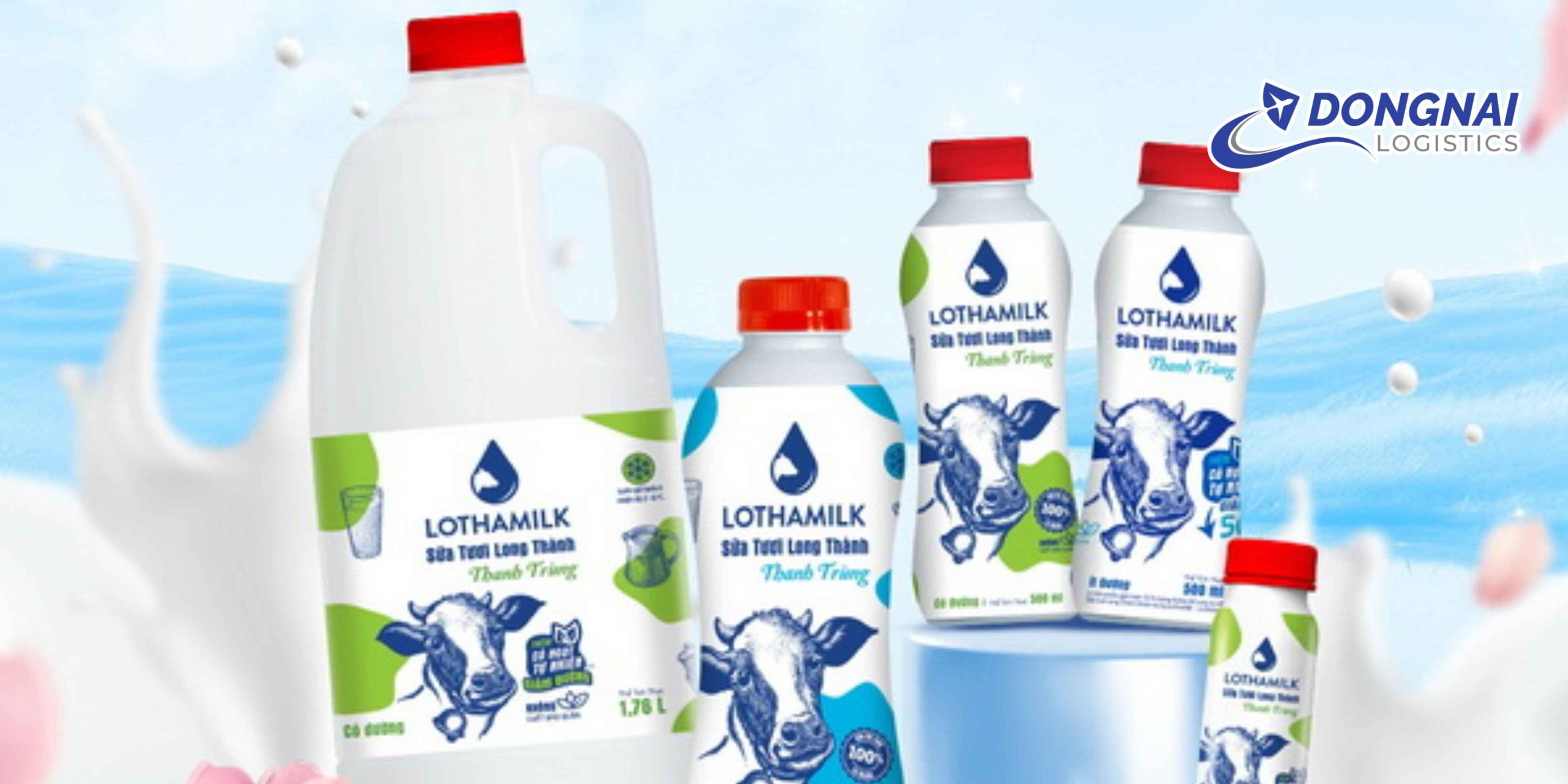 Gửi Sữa Bò Long Thành Đi Bình Phước Nhanh, Giữ Lạnh Tốt Cùng DongNai Logistics